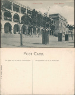 Postcard Gibraltar South Barracks Strassen Partie Street View 1910 - Gibilterra