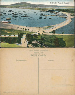 Gibraltar Vintage Postcard Neutral Ground Panorama Panoramic View 1910 - Gibilterra