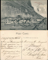 Postcard Gibraltar Catalan Bay Stadt-Teilansicht Partie Am Felsen 1910 - Gibilterra