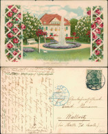 Geburtstag Birthday Villa Rosengarten 1914  Gel. Metz Geprüft-Stempel - Birthday