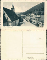Bad Teinach-Zavelstein Hauptstrasse, Blick Zu Hotel, Kirche 1930 - Bad Teinach