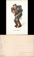 Ansichtskarte  Künstler-Postkarte Scherzkarte Ein Feiner Tropfen 1918 - 1900-1949