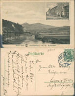 Großeutersdorf  Eutersdorf & Gasthaus Z. Grünen Baum 1910  Stempel KAHLA - Sonstige & Ohne Zuordnung