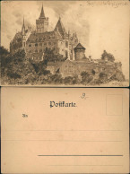 Ansichtskarte Wernigerode Schloss Feudalmuseum - Künstlerkarte 1912 - Sonstige & Ohne Zuordnung