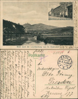 Großeutersdorf Panorama-Ansicht Mit Gasthaus Zum Grünen Baum 1914 - Sonstige & Ohne Zuordnung