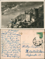 Ansichtskarte St. Goarshausen Blick Auf Burg Katz Und Dampfer 1928 - Altri & Non Classificati