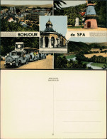 Spa (Provinz Lüttich) Spâ) BONJOUR De  Mit Park-Eisenbahn U. Windmühle 1950 - Altri & Non Classificati