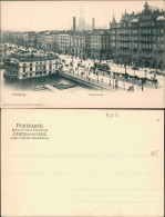 Ansichtskarte Hamburg Jungfernstieg - Straßenpartie 1907 - Autres & Non Classés