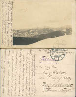 Ansichtskarte  Alpen Schweiz Helvetia 1916   Gel. Feldpost - Unclassified