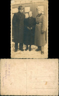 Foto  Soldat, Sohn Und Frau - Militaria WK2 1939 Privatfoto - War 1939-45