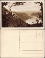Ansichtskarte Wellmich-St. Goarshausen Burg Maus Am Rhein 1930 - Sonstige & Ohne Zuordnung