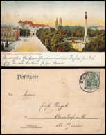Ansichtskarte Stuttgart Schlossplatz Mit Allem Schloss. 1903 - Stuttgart