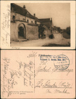 CPA Aubigny Somme Straßenpartie 1916  Gel. Div. Feldpoststempel - Autres & Non Classés