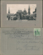 Ansichtskarte Aachen Aachener Dom Kirche Mit Charusplatz 1905 Passepartout - Aachen