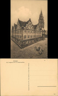 Ansichtskarte Ansbach Kgl. Landgericht Gumbertuskirche 1913 - Ansbach