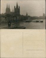 Köln Echtfoto Hochwasser Katastrophe Überschwemmung Rheinufer 1930 Privatfoto - Koeln