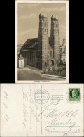 Ansichtskarte München Frauenkirche Mit Vorplatz 1914 - Muenchen