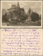 Ansichtskarte Düren Am Bismarck Denkmal Stadthaus 1919 - Düren