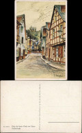 Ansichtskarte Linz Am Rhein Künstlerkarte Brüderstraße 1932 - Sonstige & Ohne Zuordnung
