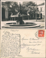 Ansichtskarte Karlsruhe Klosebrunnen 1930 - Karlsruhe