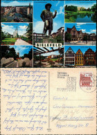 Ansichtskarte Bielefeld Stadtteilansichten Mit 8 Foto-Ansichten 1965 - Bielefeld