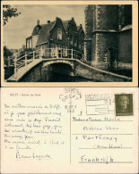 Postkaart Delft Delft Achter De Kerk, Kleine Brücke 1953 - Autres & Non Classés