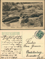 Ansichtskarte Wittlich Junge Auf Steinen Steimühlen A.d. Bastenmühle 1914 - Sonstige & Ohne Zuordnung