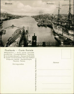 Ansichtskarte Bremen Freihafen Hafen Schiffe Anno 1909 (Reprintkarte) 1972 - Bremen