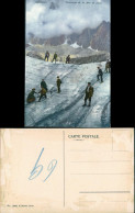 Chamonix-Mont-Blanc Traversée De La   Gletscher Bergsteiger, Glacier 1910 - Chamonix-Mont-Blanc