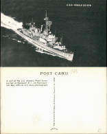 Ansichtskarte  U.S. Atlantic Fleet Navy USS Vesole DD-878 At Newport USA 1960 - Warships