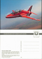 Ansichtskarte  THE RED ARROWS HAWK Flugwesen - Flugzeuge Militär 1981 - Material