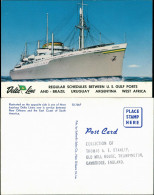 Schiffsfoto Schiffe & Seeverkehr, Dampfer DELTA LINE South America Service 1960 - Piroscafi