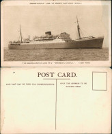 Schiffe & Seefahrt MV WARWICK CASTLE Ship England Schiffsfoto-AK 1950 - Piroscafi