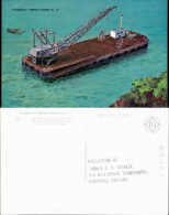 Ansichtskarte  McDERMOTT DERRICK BARGE No. 14, Kran-, Bagger-Schiff 1960 - Autres & Non Classés