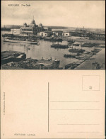 Postcard Port Said بورسعيد (Būr Saʻīd) Quai/Hafen Schiff 1909 - Puerto Saíd