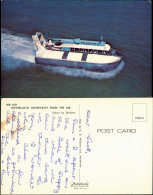 Ansichtskarte  HOVERLLOYD HOVERCRAFT FROM THE AIR Luftkissenboot 1970 - Autres & Non Classés