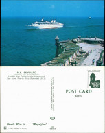 Ansichtskarte  Schiff M.S. SKYWARD Entering San Juan Harbor. 1968 - Steamers