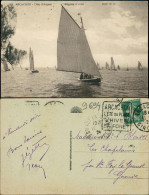 CPA Arcachon Arcaishon Segelboot Schiffe Regates à Voile 1924 - Sonstige & Ohne Zuordnung