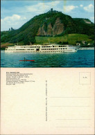 M.S. NEDERLAND Kabinenschiff KD Rhein Schiff Schiffsfoto-AK 1970 - Fähren