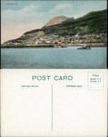 Postcard Gibraltar Panorama Ansicht Von See Aus Richtung Felsen 1910 - Gibilterra