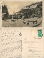 Ansichtskarte Finsterbergen-Friedrichroda Kuh Herde Im Leinatal 1931 - Friedrichroda