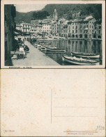 Portofino Straßen & Plätze La Piazza Partie Am Kleinen Hafen 1920 - Autres & Non Classés