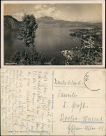 Ansichtskarte Weggis Panorama-Ansicht Fernblick Alpen Mit Pilatus 1932 - Andere & Zonder Classificatie