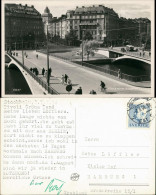 Postcard Djurgården-Stockholm Straßen, STOCKHOLM Kungsbroplan 1954 - Sweden