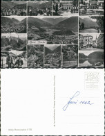 Bad Ischl Mehrbildkarte Viele Ansichten U.a. Panorama-Ansicht 1962 - Autres & Non Classés