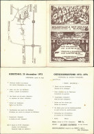 Sint-Niklaas Saint-Nicolas Reklame & Speisekarte Kerstdag Klappkarte 1973 - Andere & Zonder Classificatie
