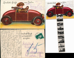 Berlin Spielzeug Auto Leporello-Karte Mit 9 Stadtteil 1929 Leporello - Autres & Non Classés