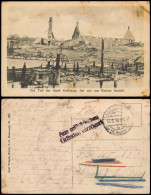 Postcard Kalvarien Kalvaria Kalvarijos Kalwaria Zerstörte Stadt 1916 Stempel - Lituania