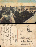 Ansichtskarte Löbtau-Dresden Kronprinzenplatz 1916 - Dresden