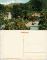 Postcard Karlsbad Karlovy Vary Partie Bei Café Schönbrunn 1913 - Tschechische Republik